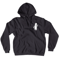 Black Heart Ghost Pullover Hoodie