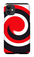 zelq red fluid v2 iPhone Phone Cases