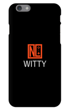 NLWITTY Logo iPhone Phone Case - Black