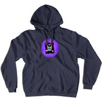 Skullfish Purple Hoodies (No-Zip/Pullover)