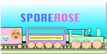 Kawaii Positivity Train XXL Gaming Mousepad