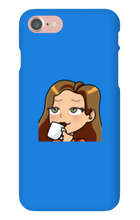 ladymanolo Sips Tea iPhone Phone Cases