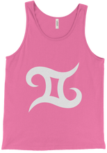 Camiseta tirantes unisex "logo Iagoba.com blanco"