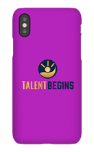Talent Begins iPhone Case