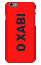 O Xabi iPhone Phone Cases - Logo OXabi Black