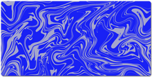 White and Blue Distorted XXL Mousepad