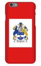 Davidson family Crest iPhone Phone Case