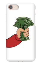 Toma mi dinero iPhone Phone Case White