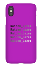 Raiden_Lazer iPhone Cases