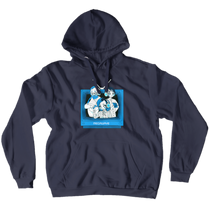AniMegawave Blue TV Hoodie (Design by Alii Awoo)