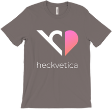 Heckvetica White and Pink Logo T-shirt