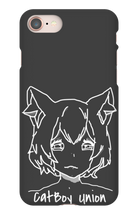 Catboy Union iPhone case (White)
