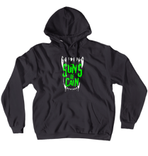 Green Rabid Hoodie (no zip pullover)