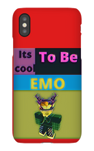 Its Cool To Be EMO iPhone Case(Color Bright  FTX)