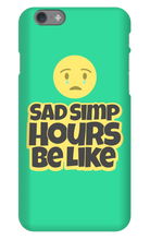 Sad Simp iPhone Phone Cases