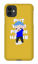 Put Your F@*#!N Hands Up iPhone Case