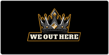 King Zyrax WE OUT HERE XXL Gaming Mousepad