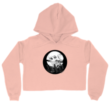Skullmoon Womens cropped hoodie