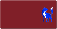 Tappetino XXL con il logo blu di Atomix dem.