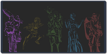 Dark on Gray deskmat