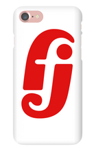 drumfacejames iPhone Case (Red Logo)
