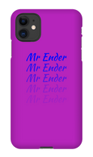 Mr Ender Faded iPhone Cases