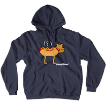 DampfHund Hoodie | Schwarz