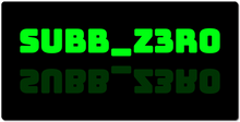 subb_z3r0 XXL Gaming Mousepad