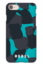 REBEL Cyan iPhone Case