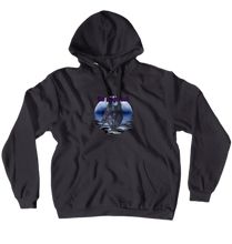 wolf_knight_16 MOON  Hoodies (No-Zip/Pullover)