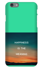 Happiness is the meaning iPhone Cases