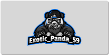 exotic_panda_59 XXL Gaming Mousepad