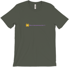 T-shirt "offrez un abonnement" - Homme