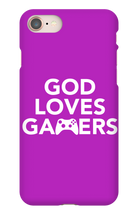 God Loves Gamers iPhone Case
