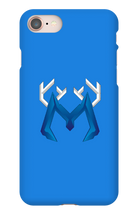 Blue logo iPhone Phone Cases