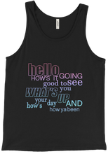 Tank Top - Greetings - Neutral Colours