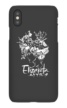 Elizaveta iPhone Cases (White On Color)