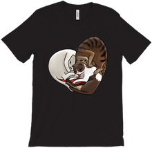 Playera de corazón de la trifuerza Miaou