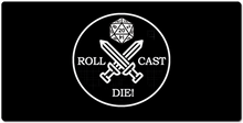 Roll Cast Die! (large print) XXL Gaming Mousepad