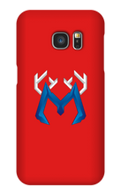 Blue logo Samsung Phone Cases