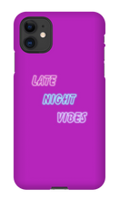 Late Night Vibes iPhone Case