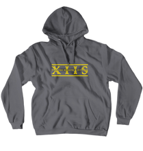 Classic Yellow Text Pullover Hoodies