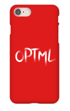 White Optimal iPhone Cases
