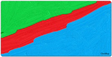 ClockBop Red Green Blue XXL Gaming Mousepad