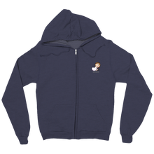 Heart zip-up-hoodie