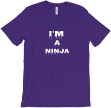 I'm A Ninja White Ink T-Shirt