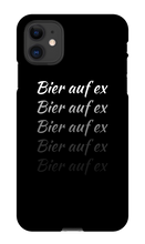 Bier auf ex Handyhülle IPhone Schwarz