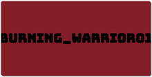 burning_warrior01 XXL Gaming Mousepad