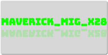 maverick_mig_x28 XXL Gaming Mousepad