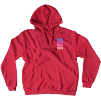 TRUE small logo hoodie